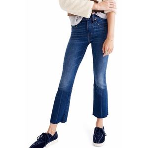 Madewell Cali Demi Boot Jeans (Wyoming Wash)